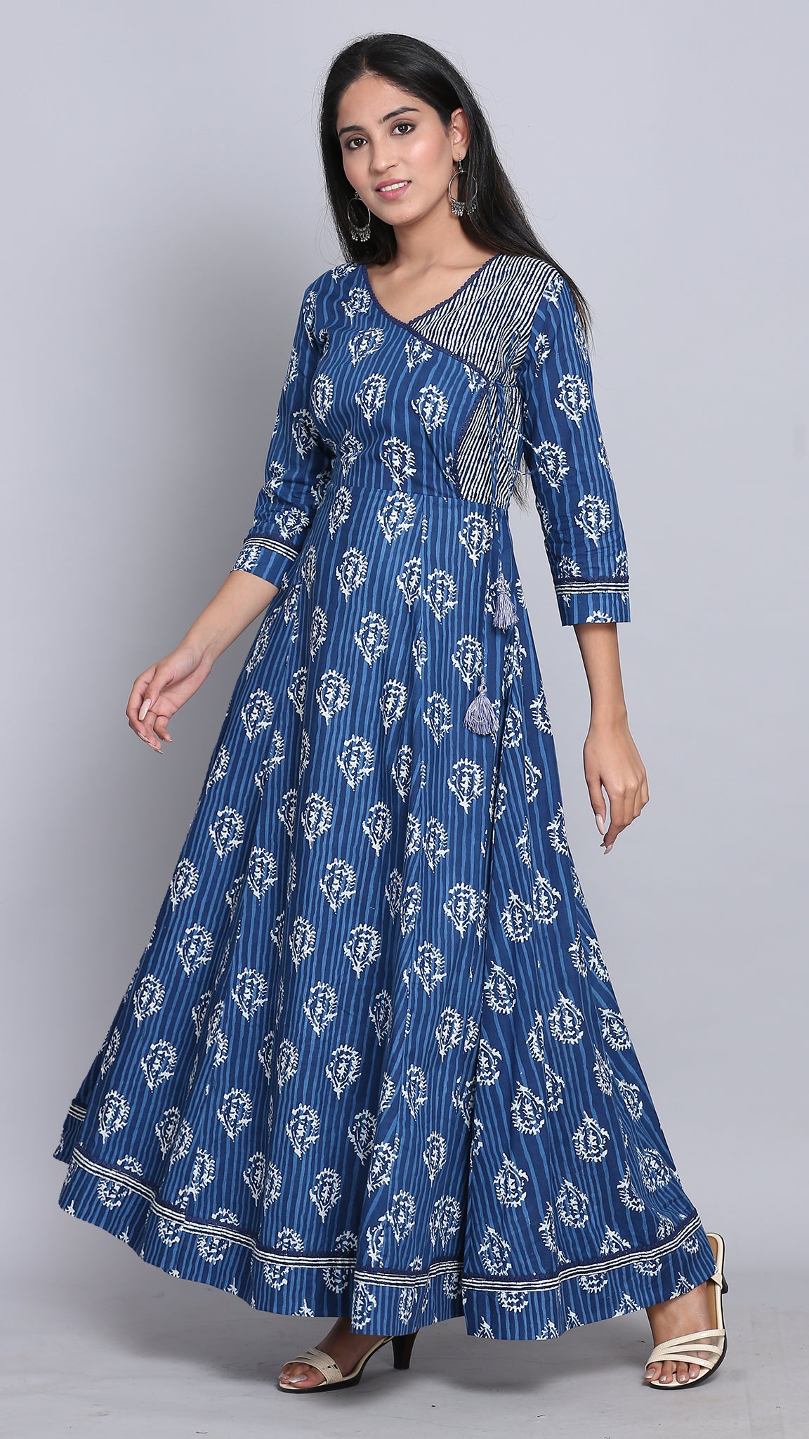 Angrakha full length dress