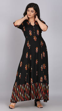 Thumbnail for Ethnic Motifs Full Length Dress