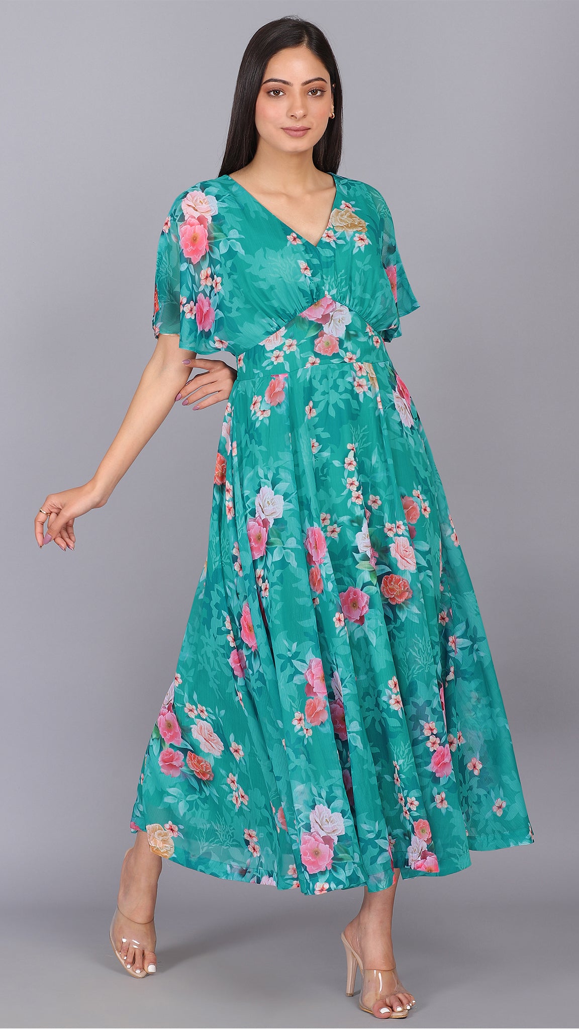 Reminds Me Of Spring Turquoise Dress