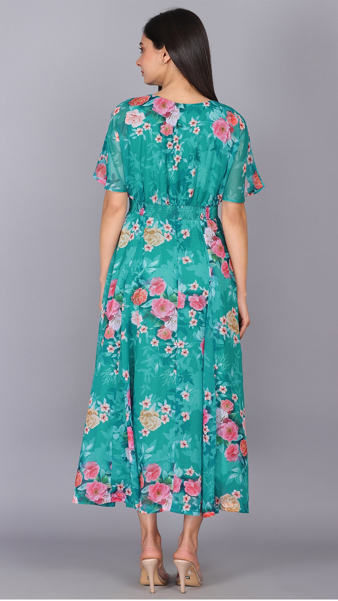 Reminds Me Of Spring Turquoise Dress