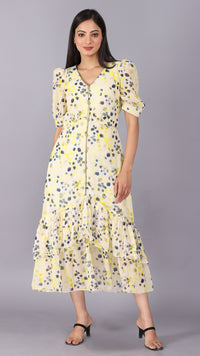 Thumbnail for Lemon Women summer beauty dress