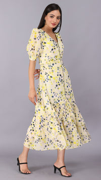 Thumbnail for Lemon Women summer beauty dress